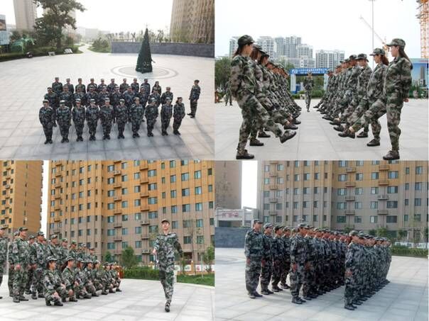 集團(tuán)開展青年職工軍訓(xùn)